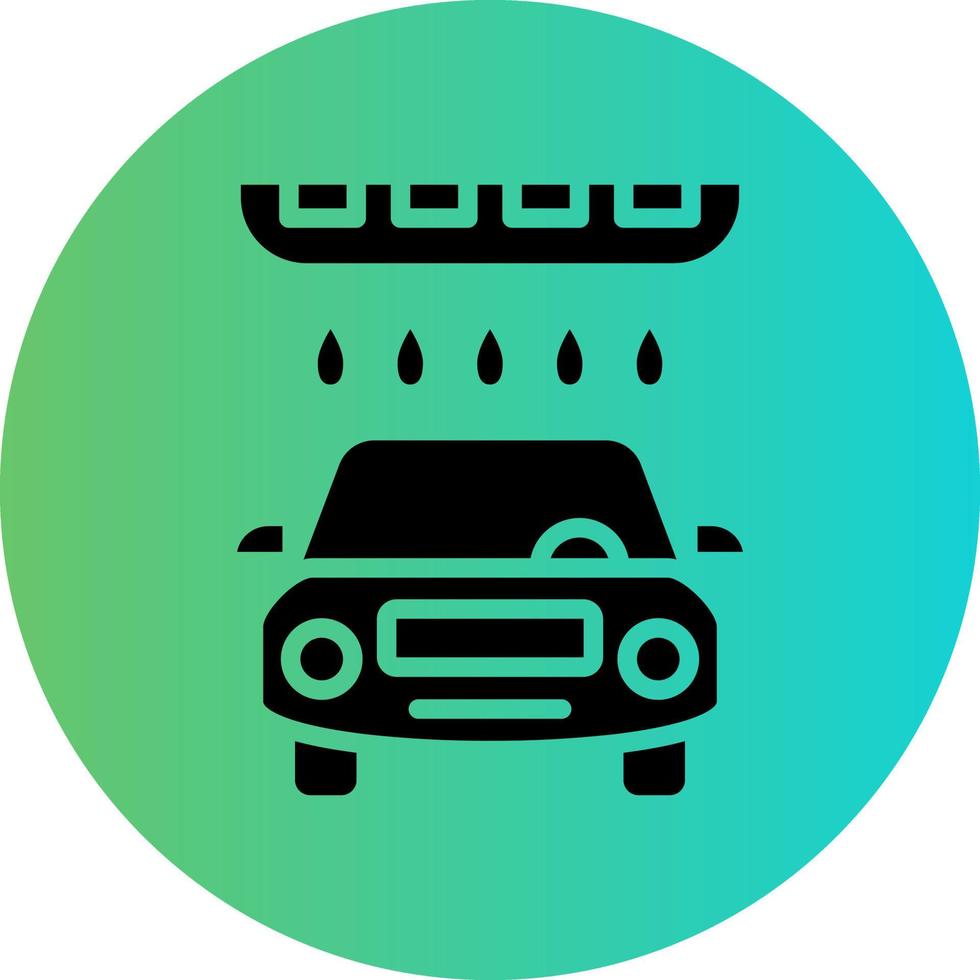 Car Wash Vector Icon Design