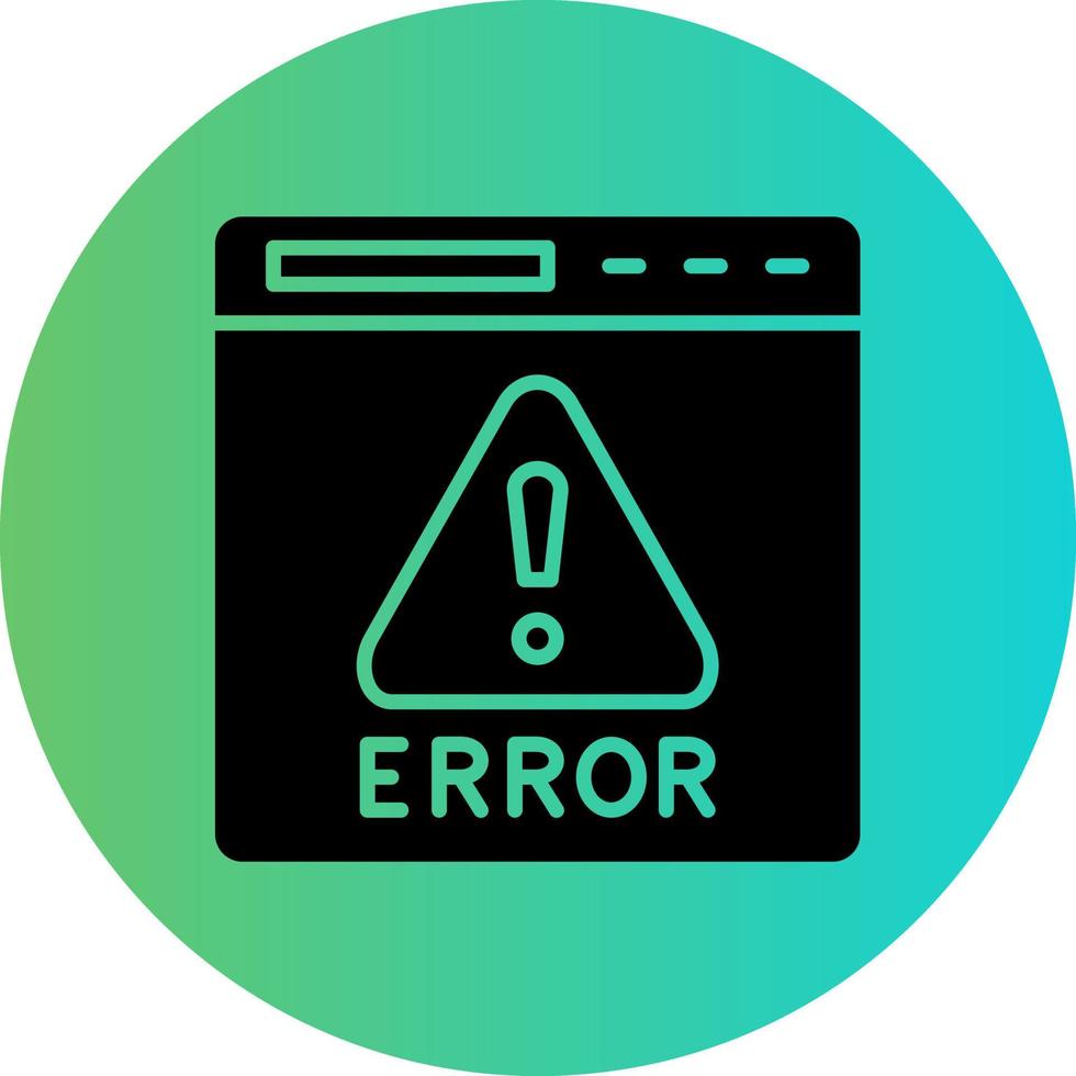 Error Vector Icon Design