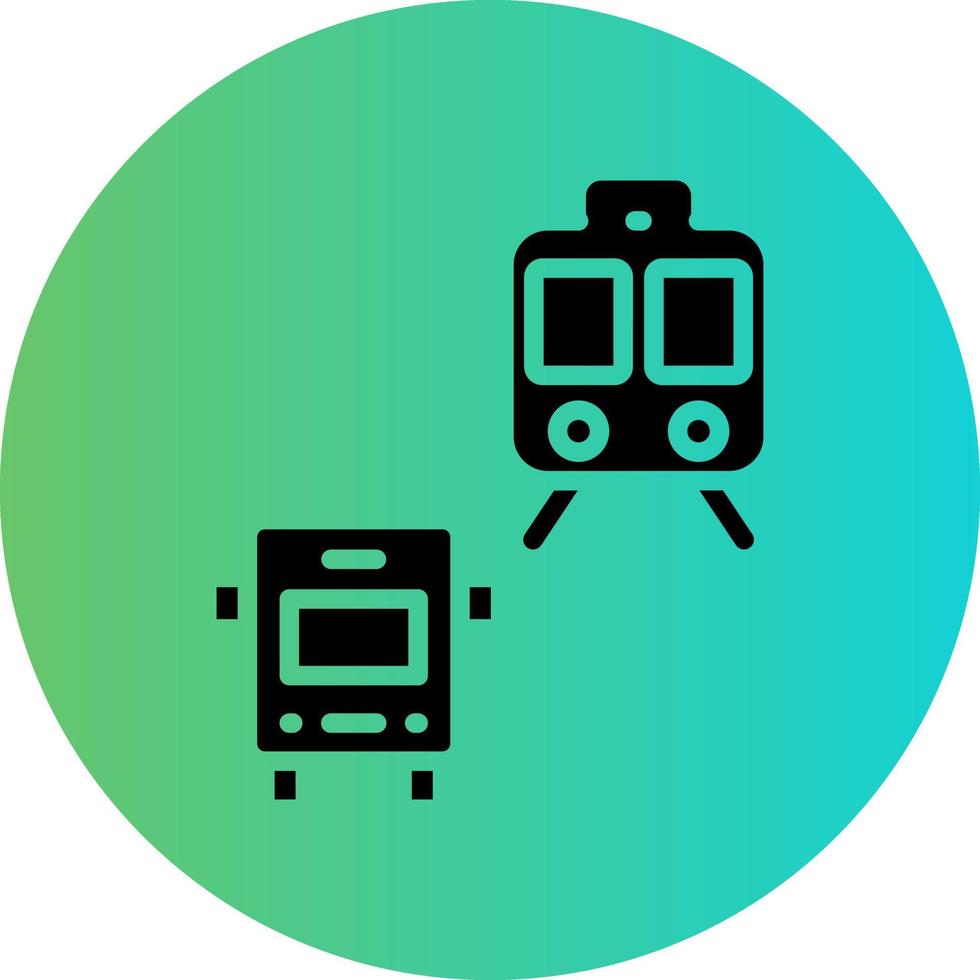 Public Transport Vector Icon Design