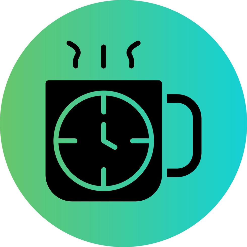 Coffee Time Vector Icon Design