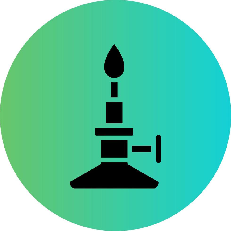 Bunsen Burner Vector Icon Design