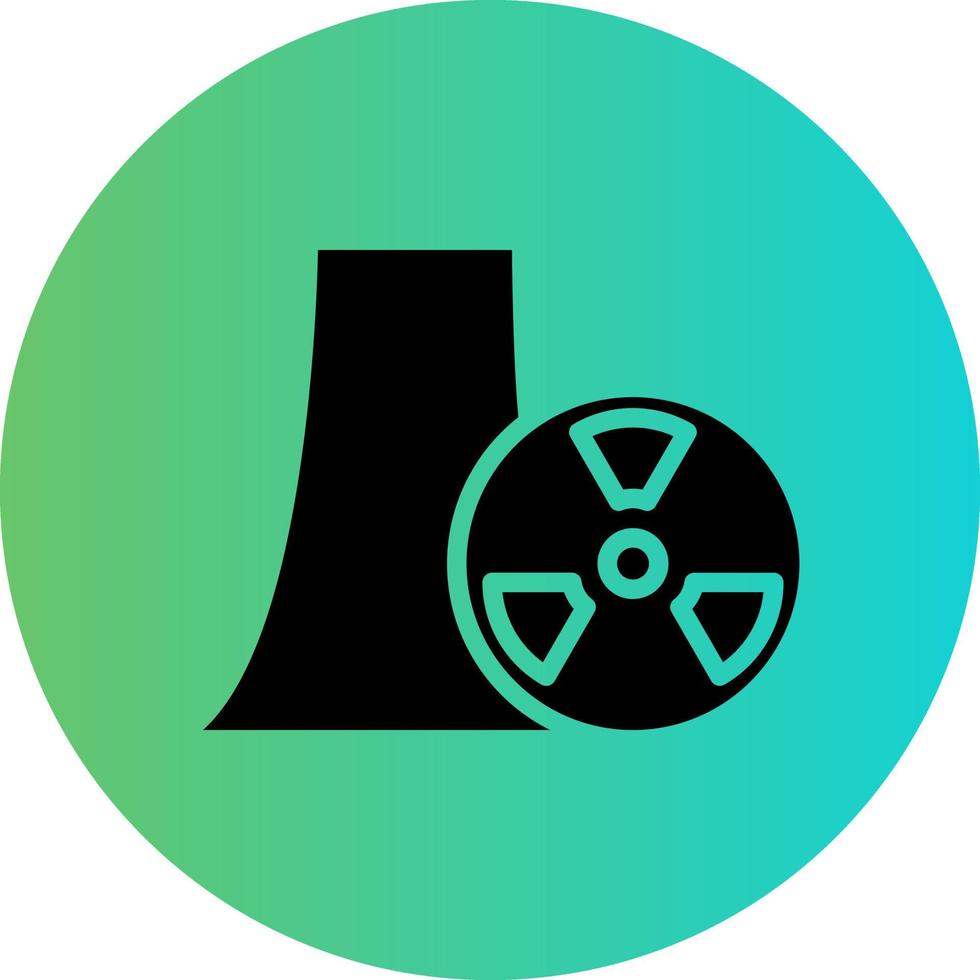 diseño de icono de vector nuclear