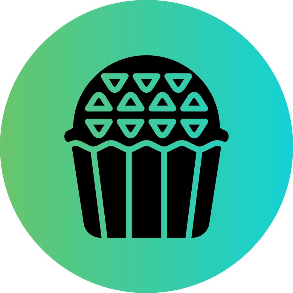Muffin Vector Icon Design