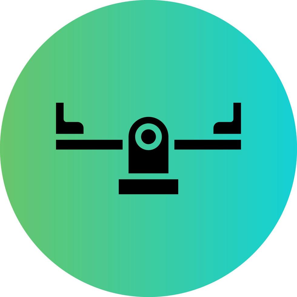 Seesaw Vector Icon Design