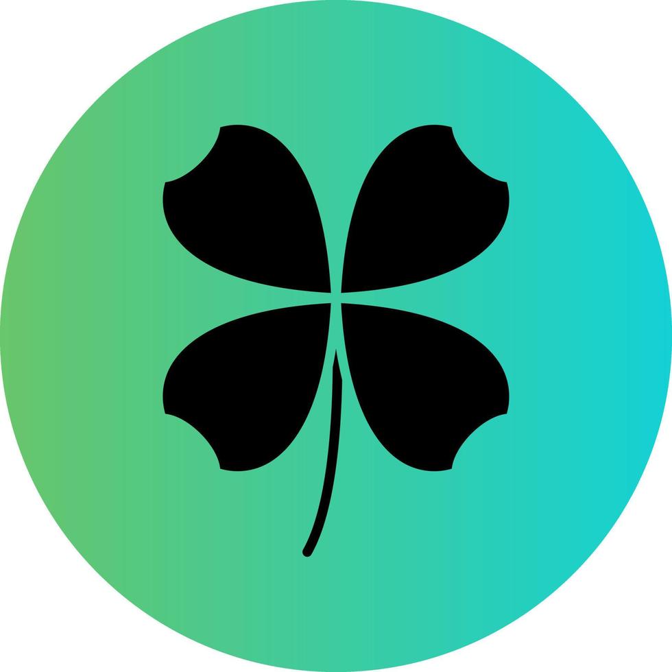 Clover Vector Icon Design