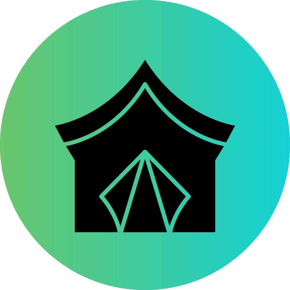 Tent Vector Icon Design