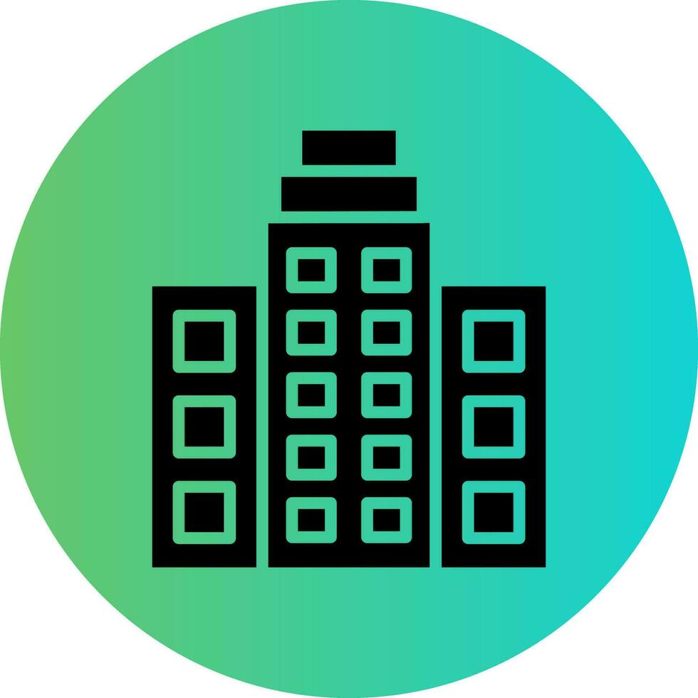 Office Building Vector Icon Design