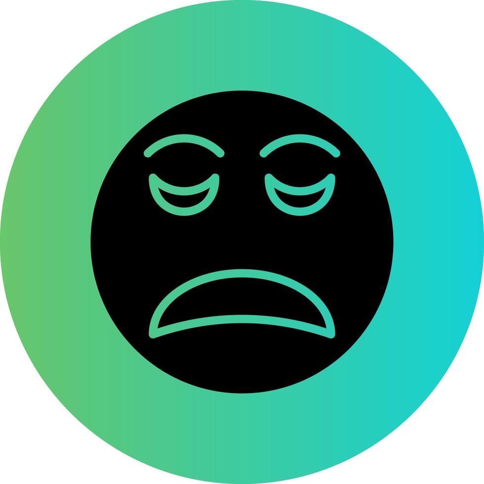 Disappointed Vector Icon Design