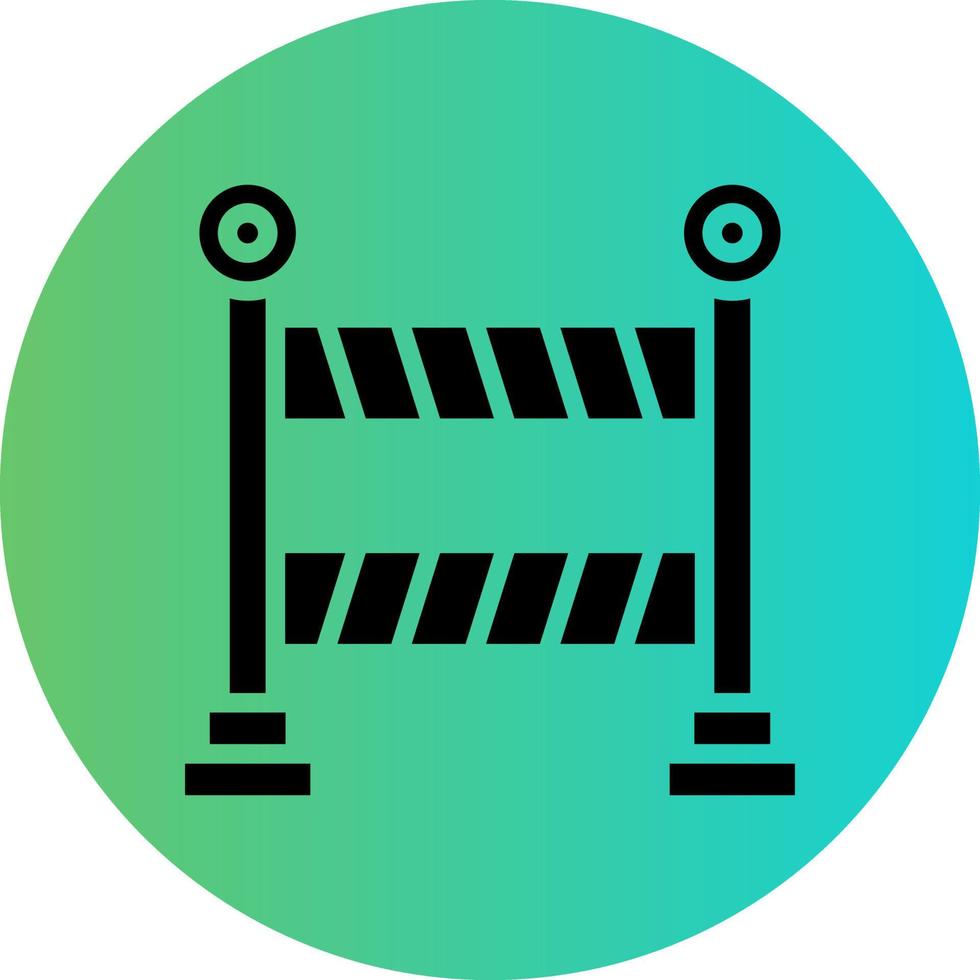 construcción barrera vector icono diseño
