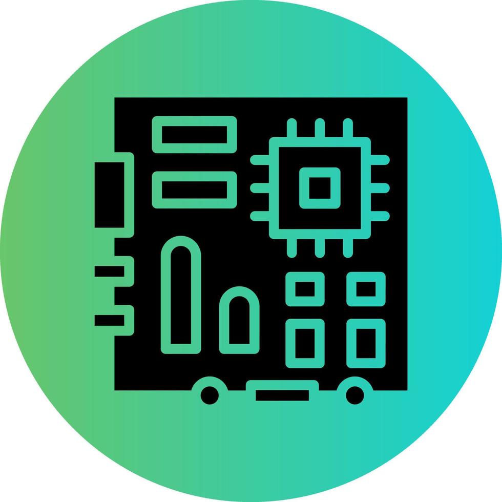 Motherboard Vector Icon Design