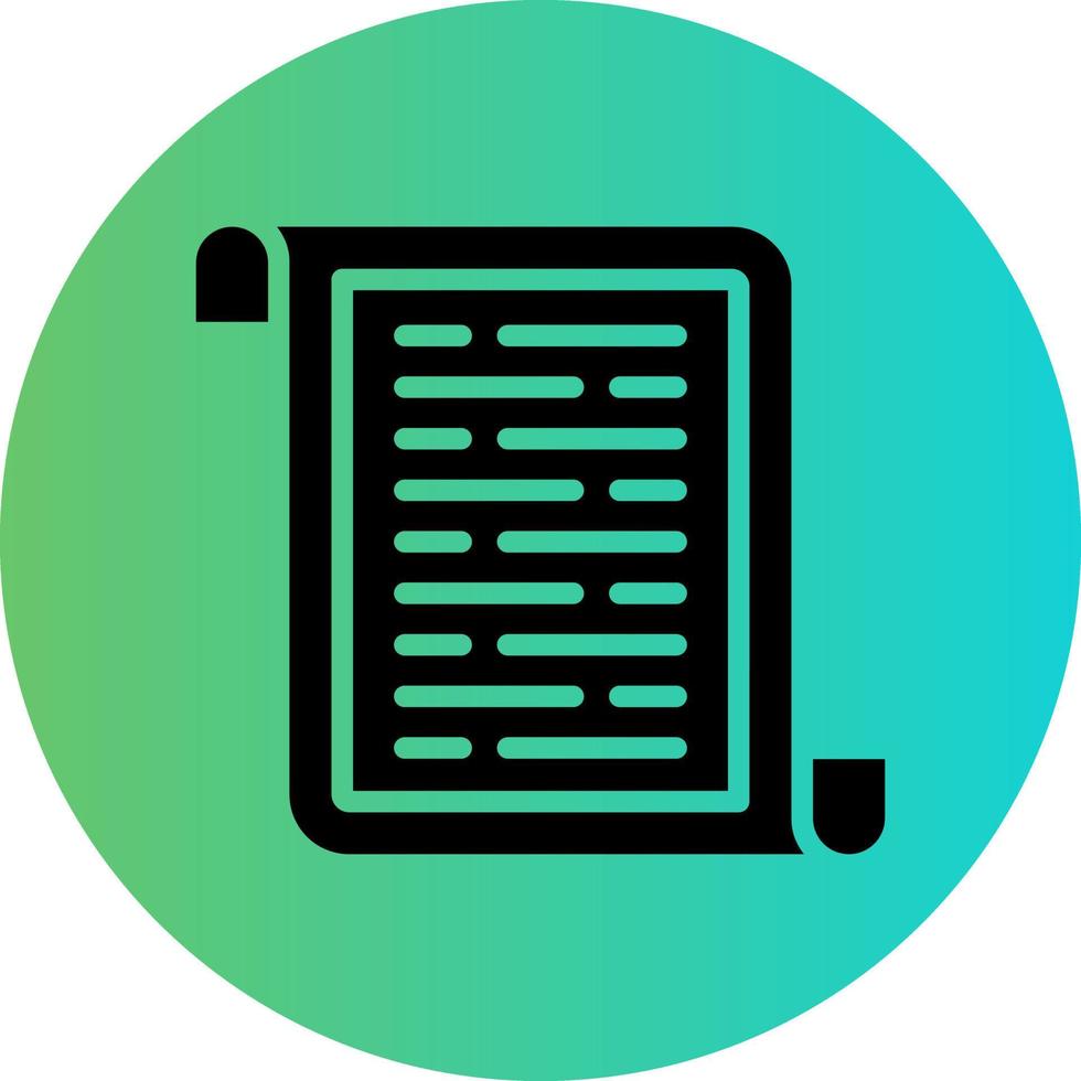 Pirate Scroll Vector Icon Design