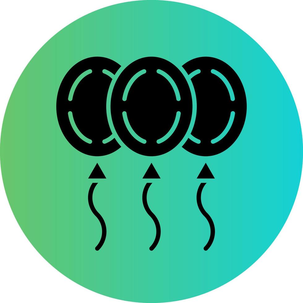 Balloons Vector Icon Design