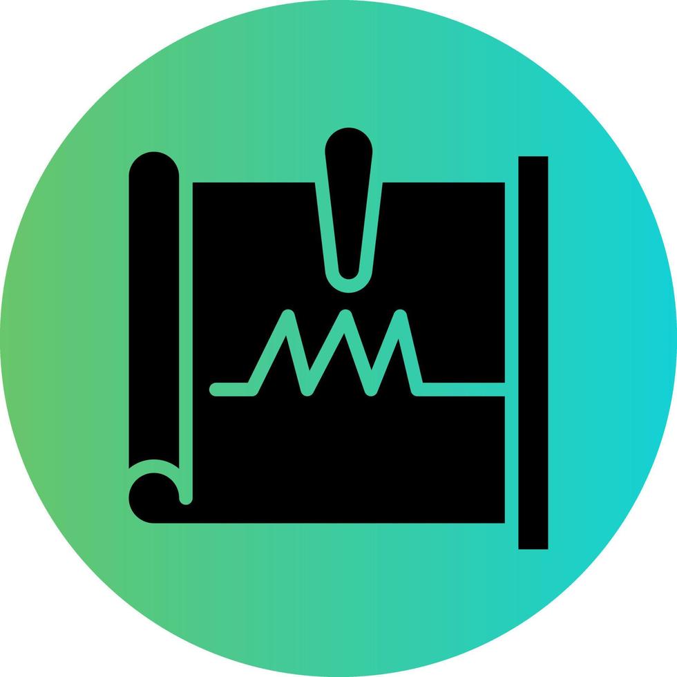 Seismograph Vector Icon Design