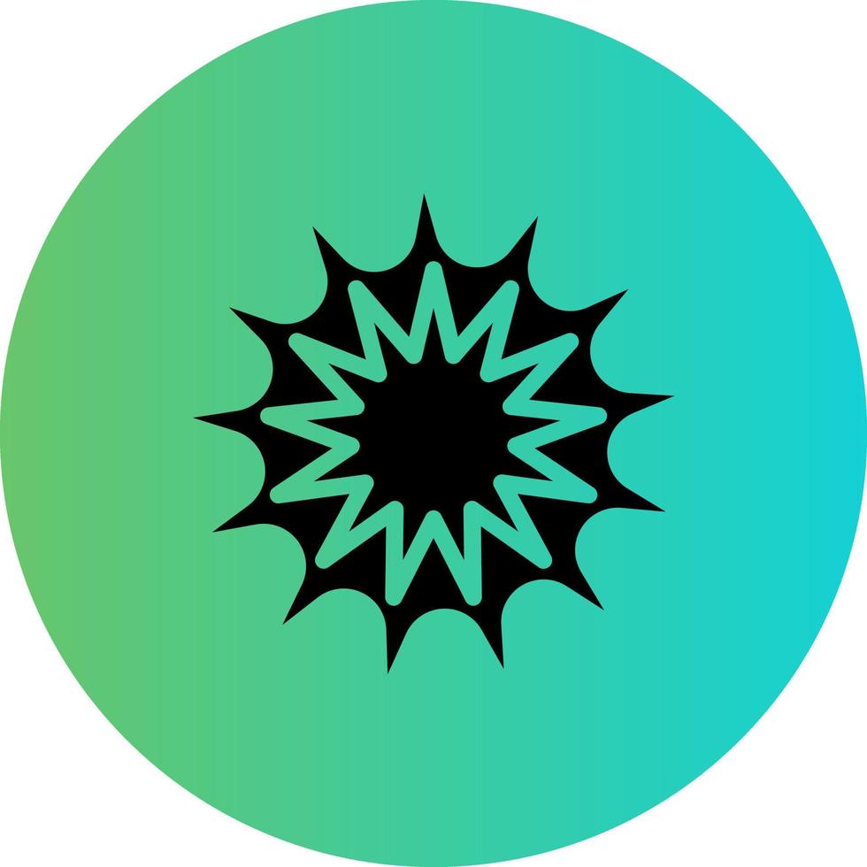 Explosion Vector Icon Design