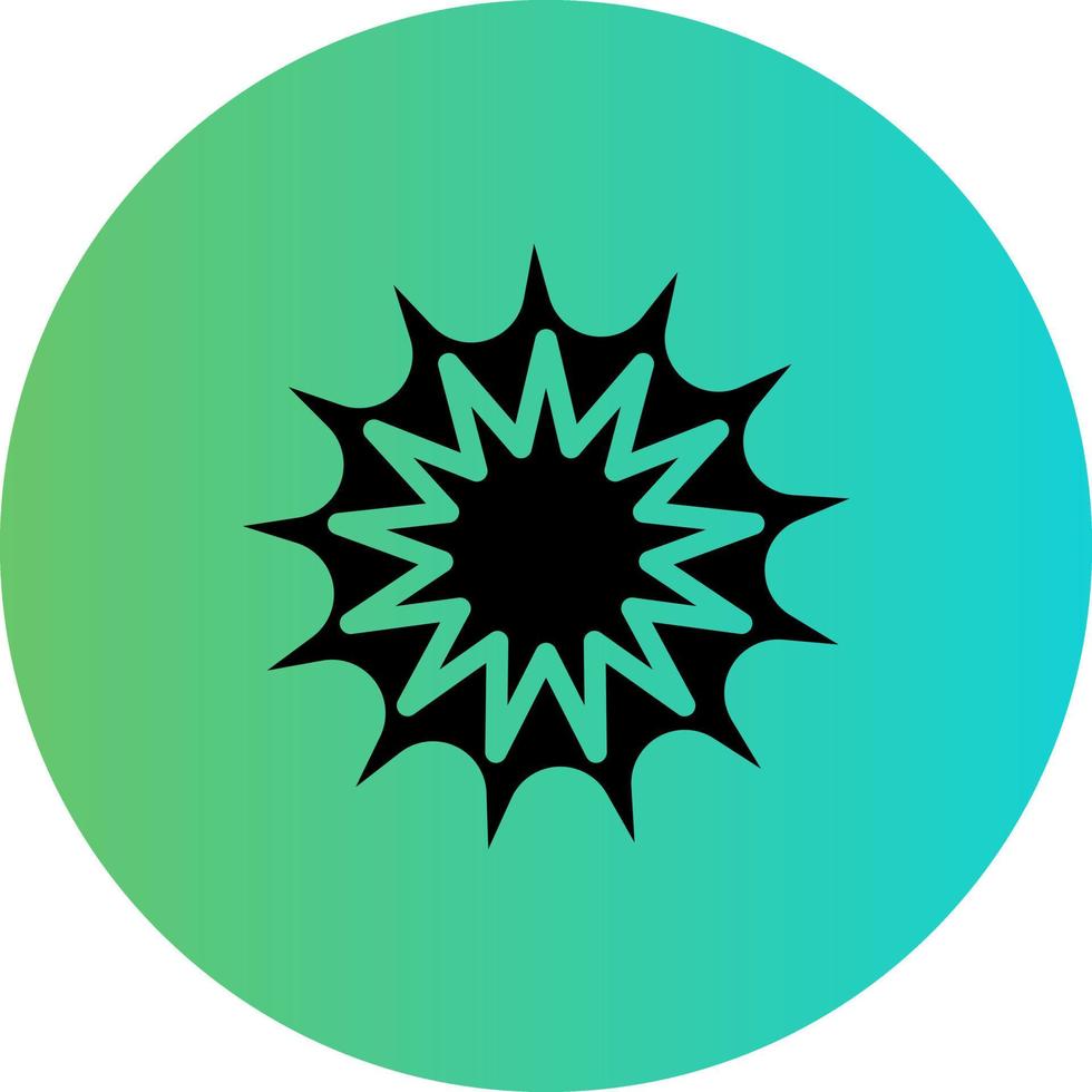 Explosion Vector Icon Design