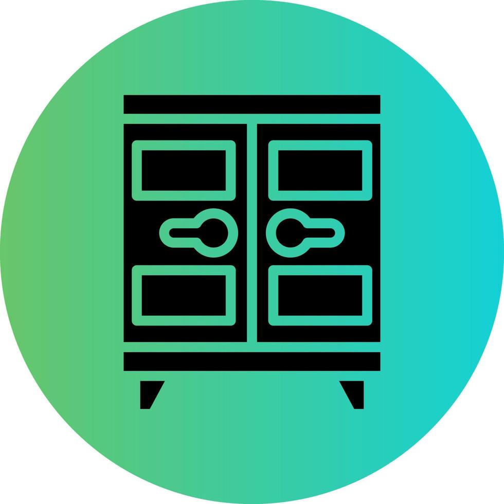 Locker Vector Icon Design