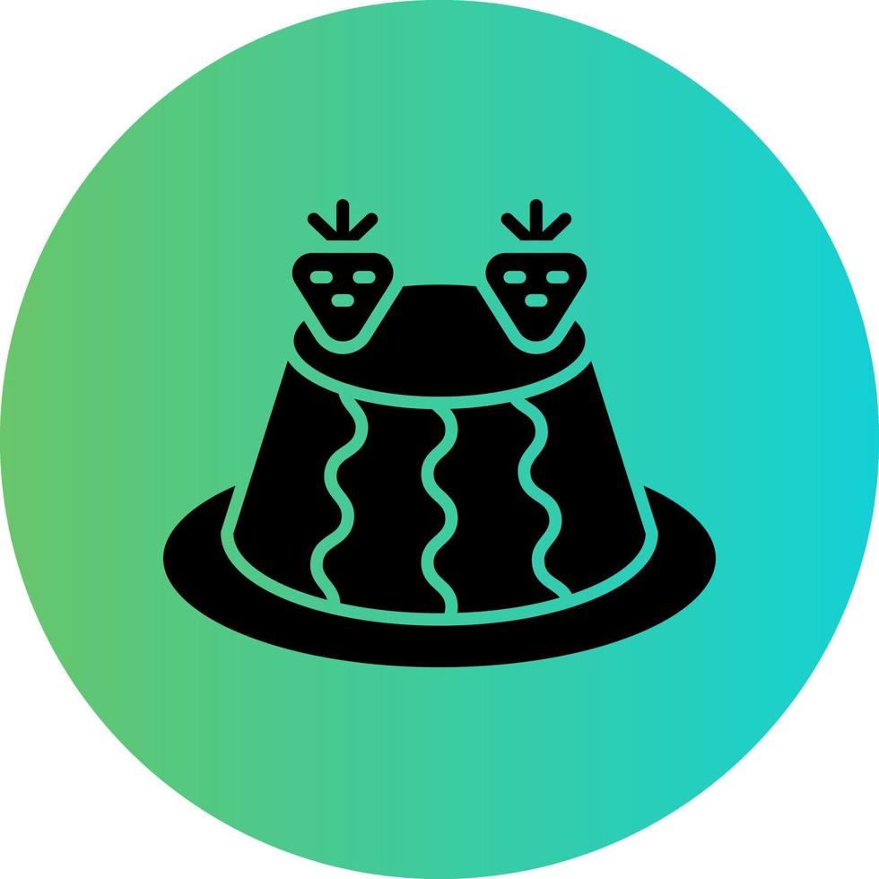 Pudding Vector Icon Design