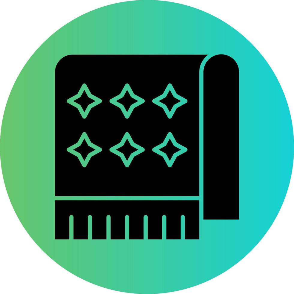 Towel Vector Icon Design