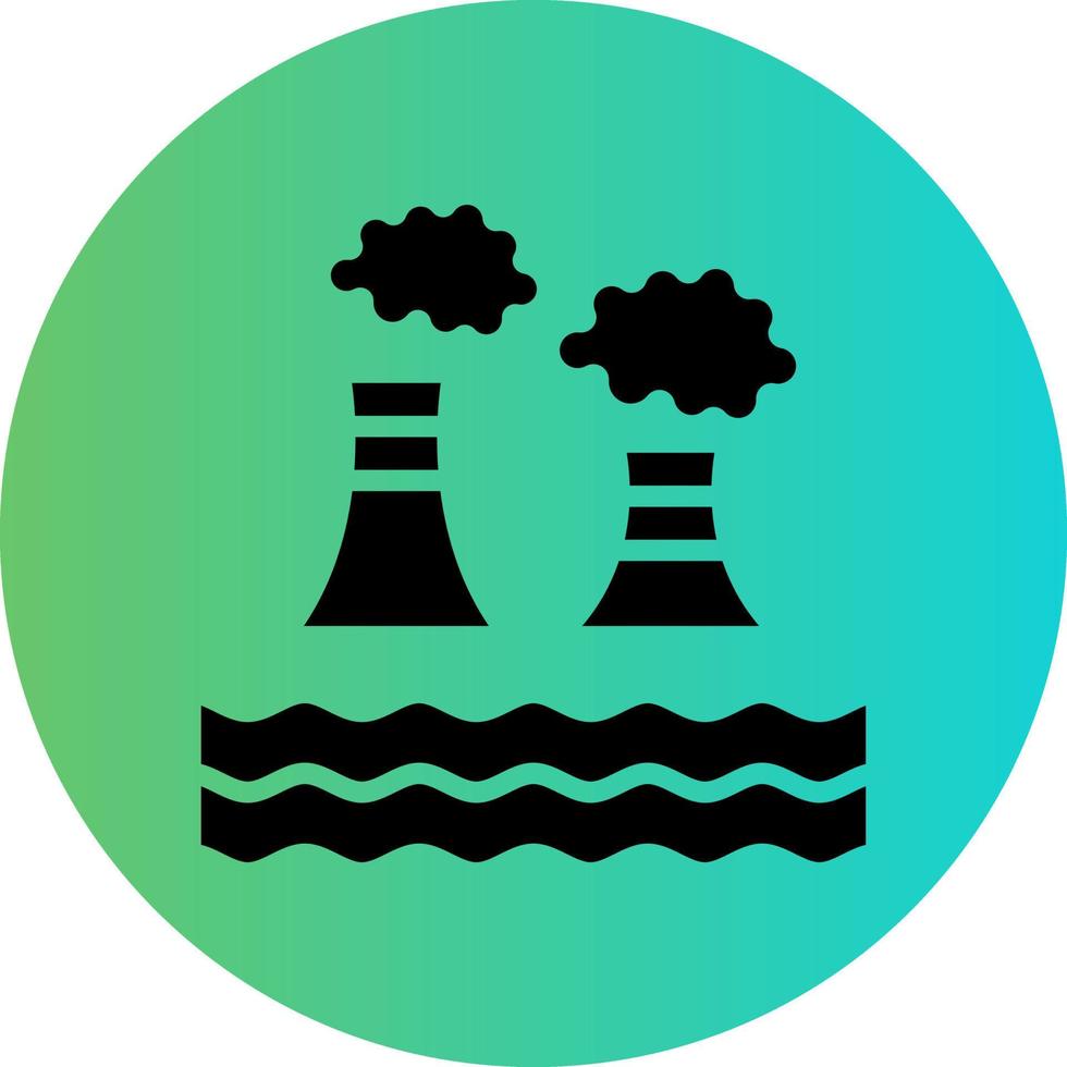 Geothermal Energy Vector Icon Design