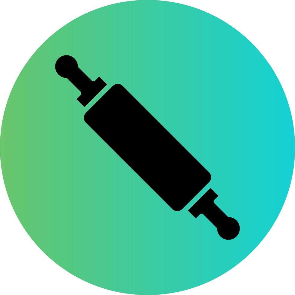 Rolling Pin Vector Icon Design