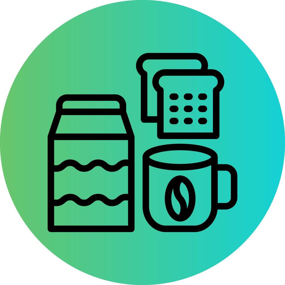 Break Fast Vector Icon Design