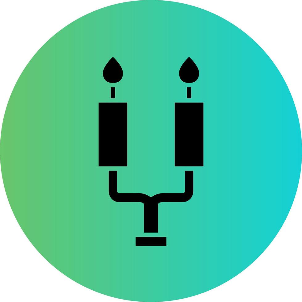 Candlestick Vector Icon Design