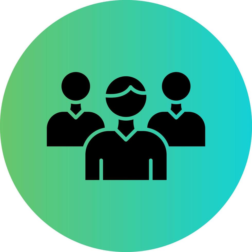 Audience Insight Vector Icon Design