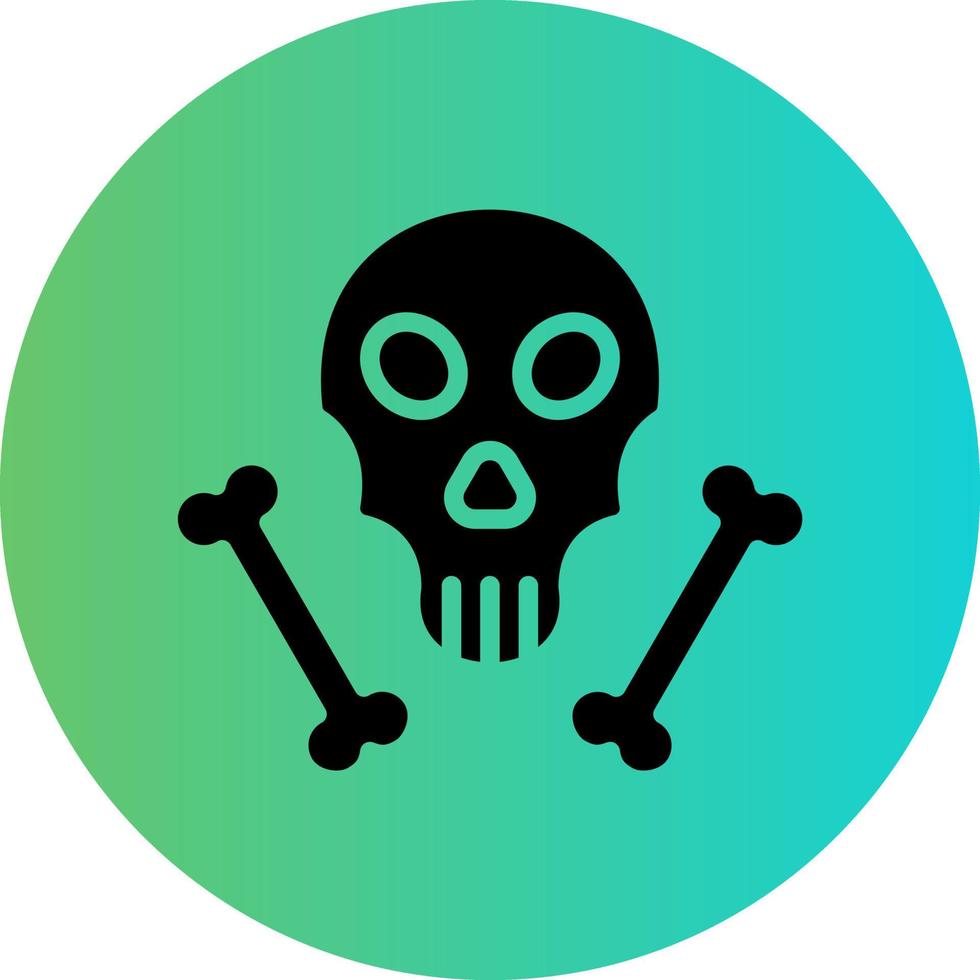 Jolly Roger Vector Icon Design
