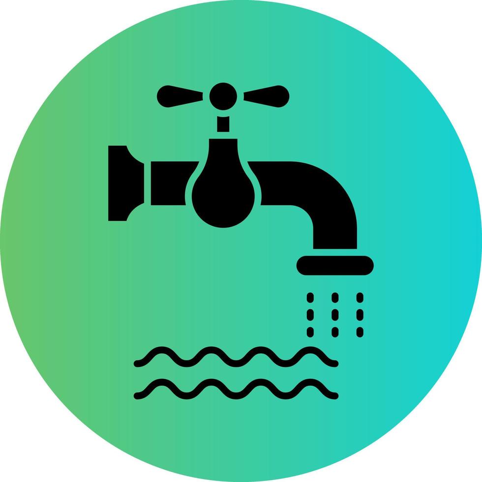 Waste Water Vector Icon Design