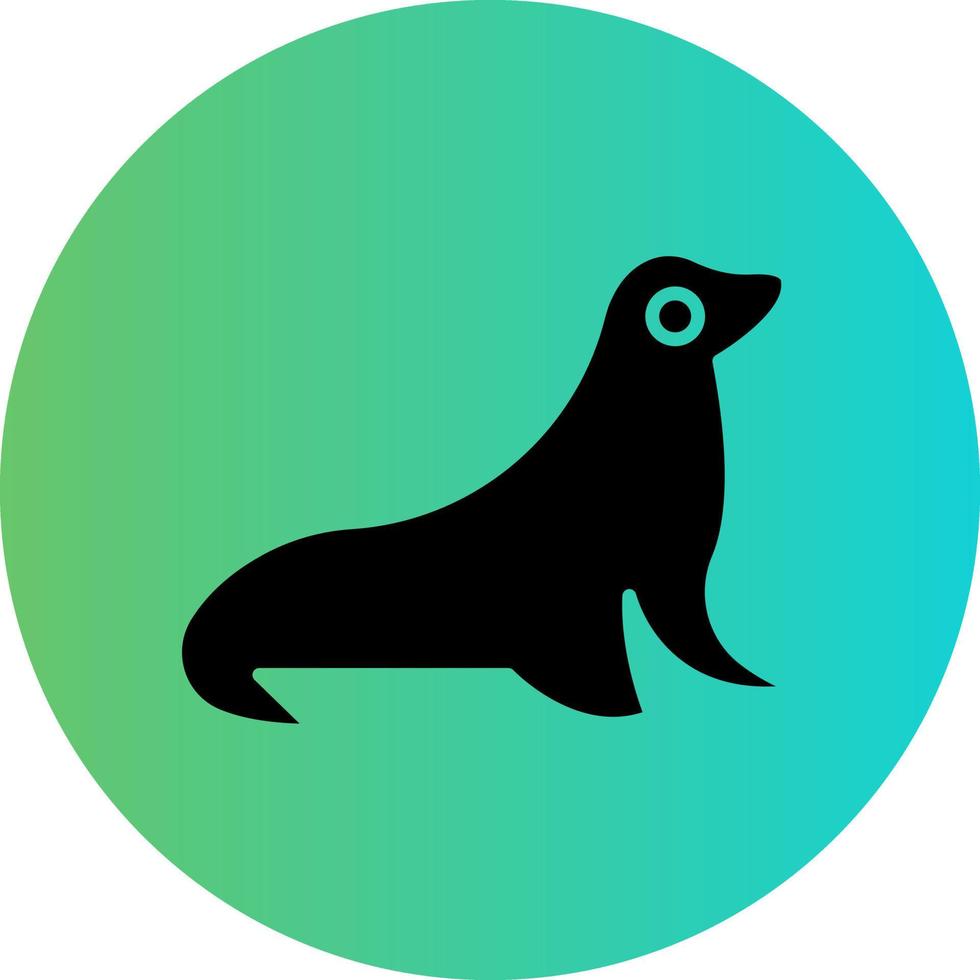 Seal Vector Icon Design