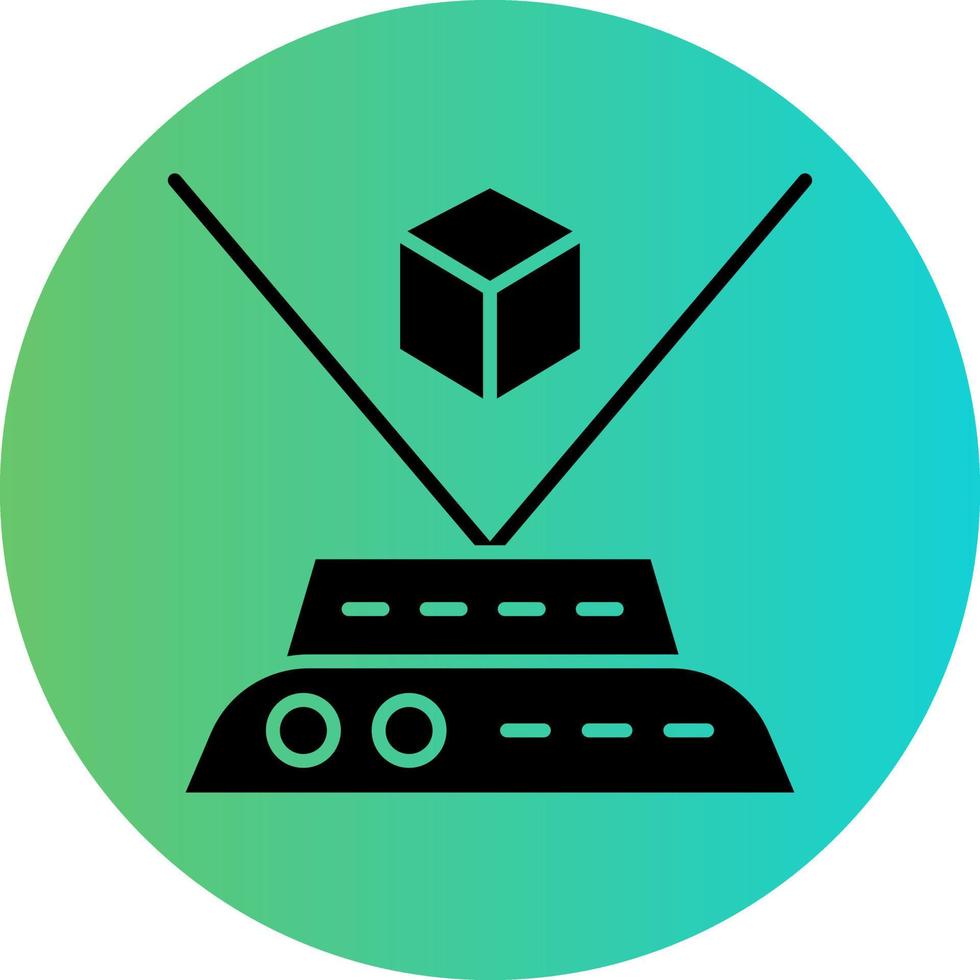 Holographic Vector Icon Design