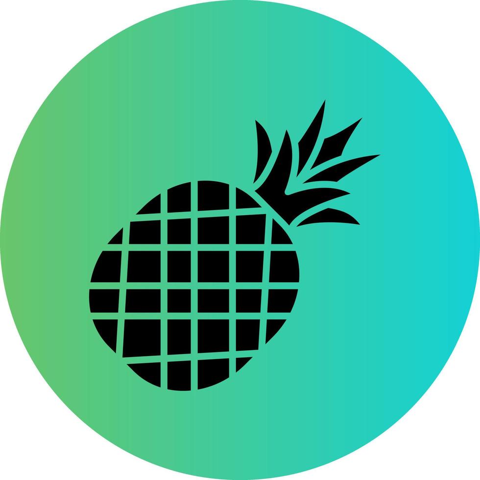 Pineapples Vector Icon Design