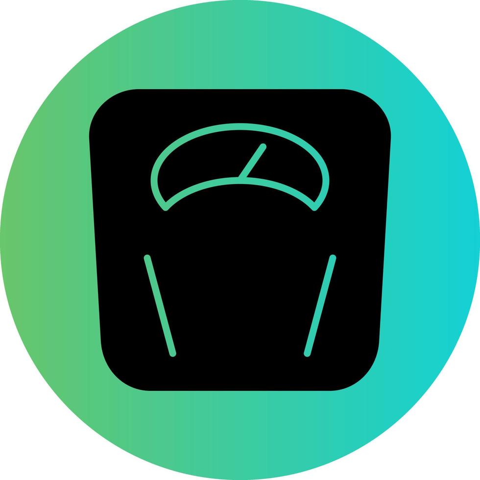 Weight Scale Vector Icon Design