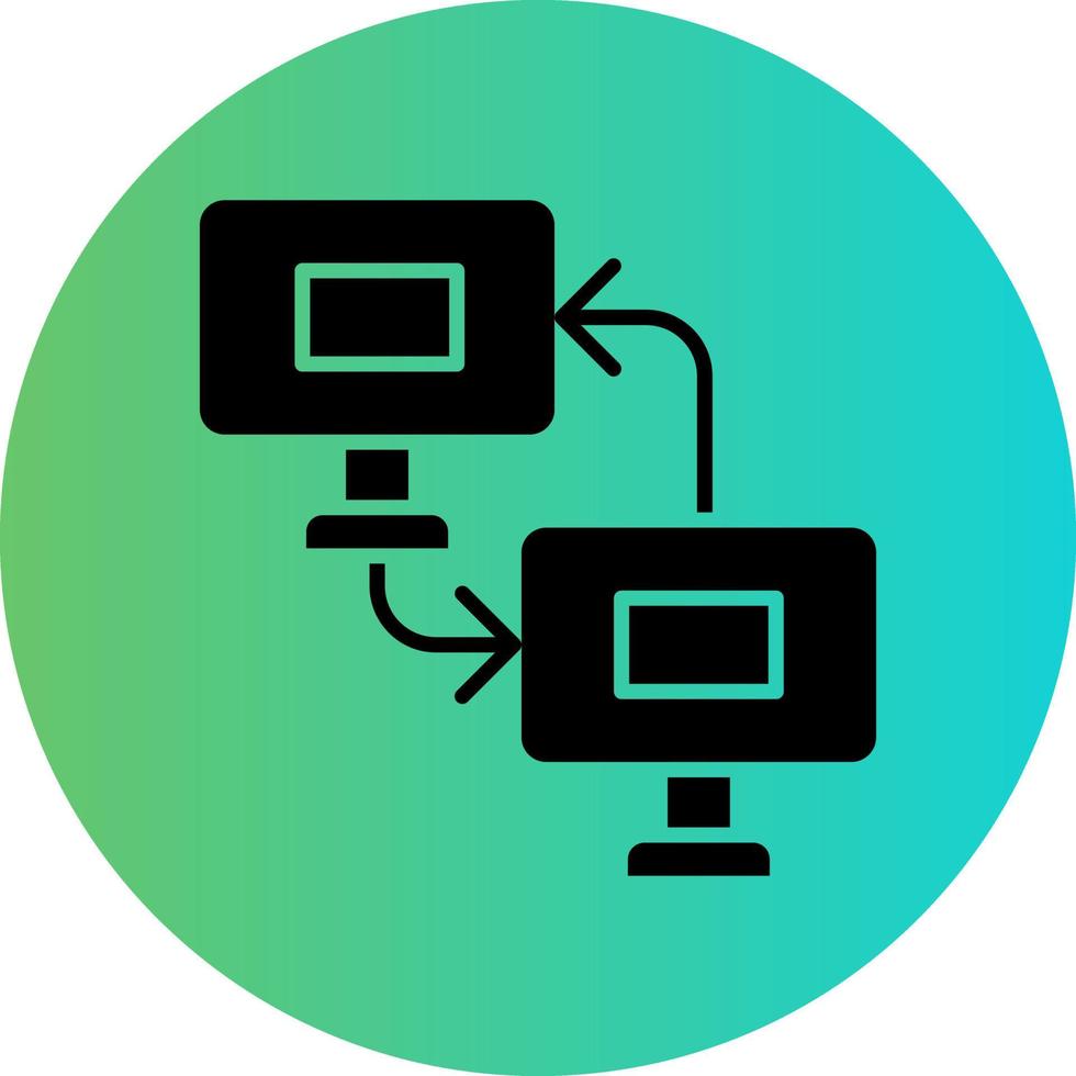 Data Transfer Vector Icon Design