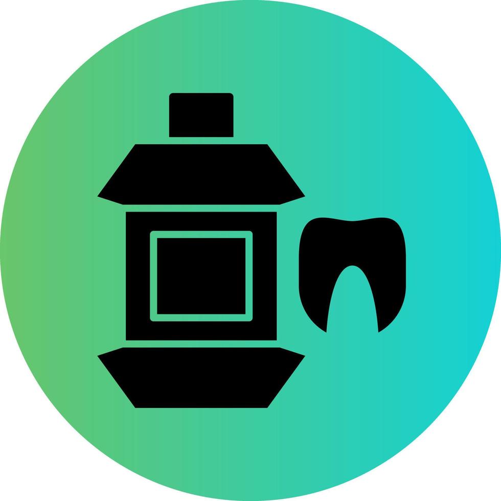 Mouthwash Vector Icon Design