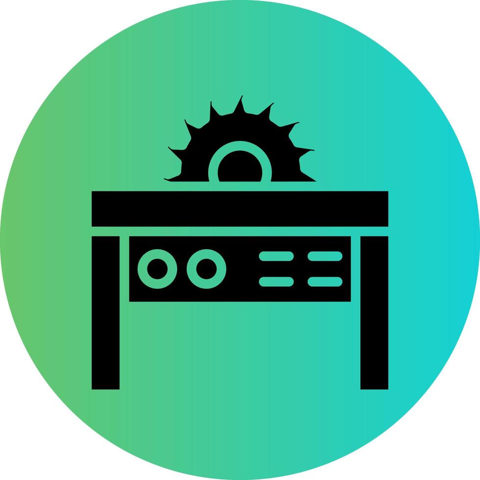 Table Cutter Vector Icon Design