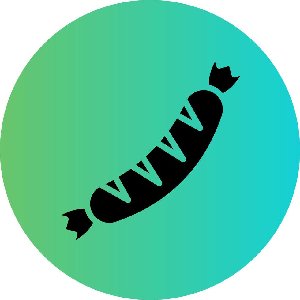 Sausage Vector Icon Design