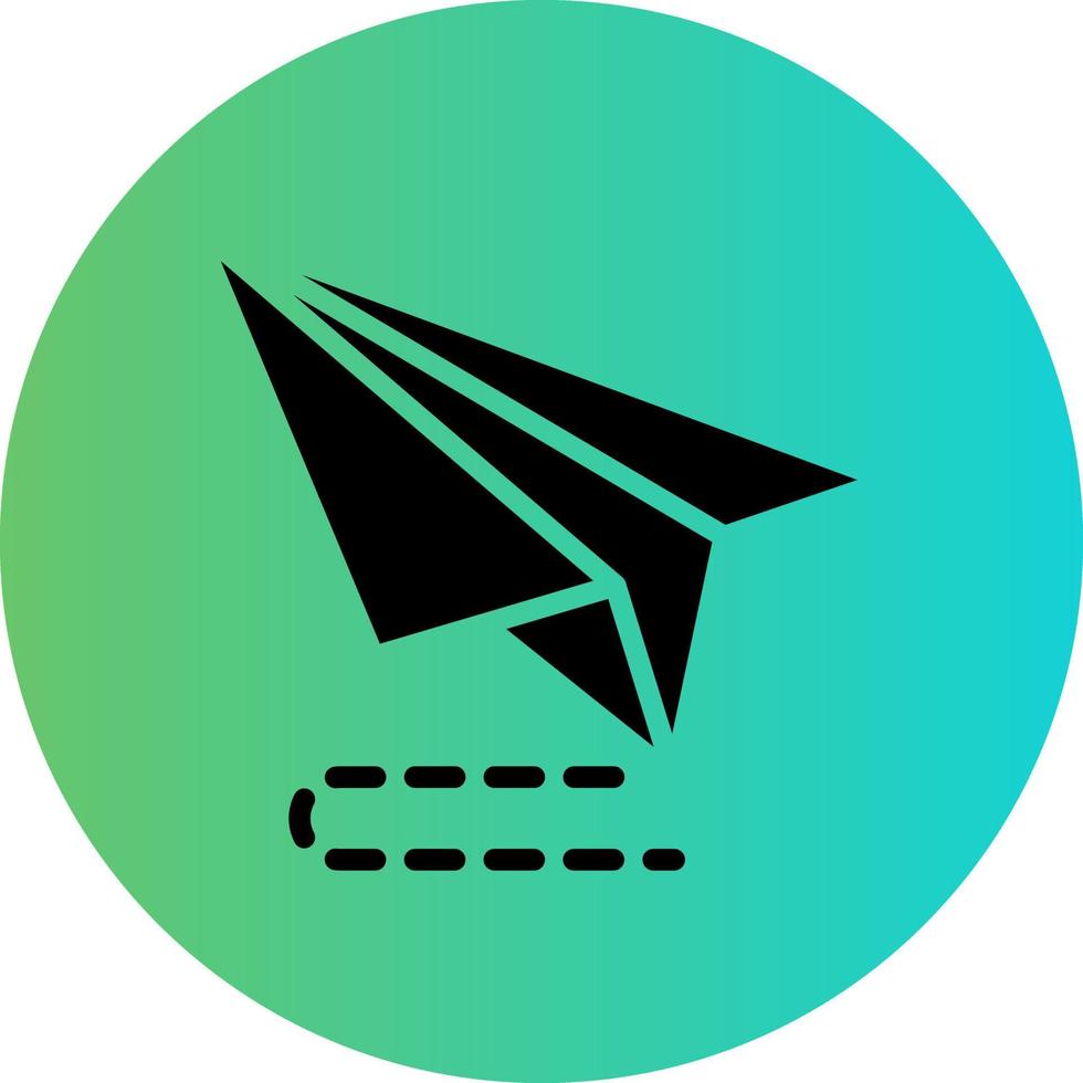 Paper Plane Vector Icon Design