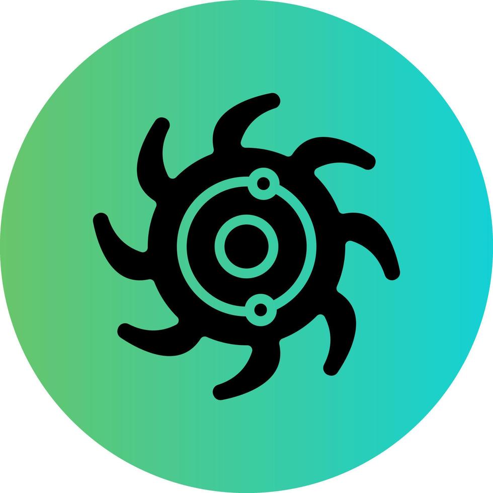 Black Hole Vector Icon Design