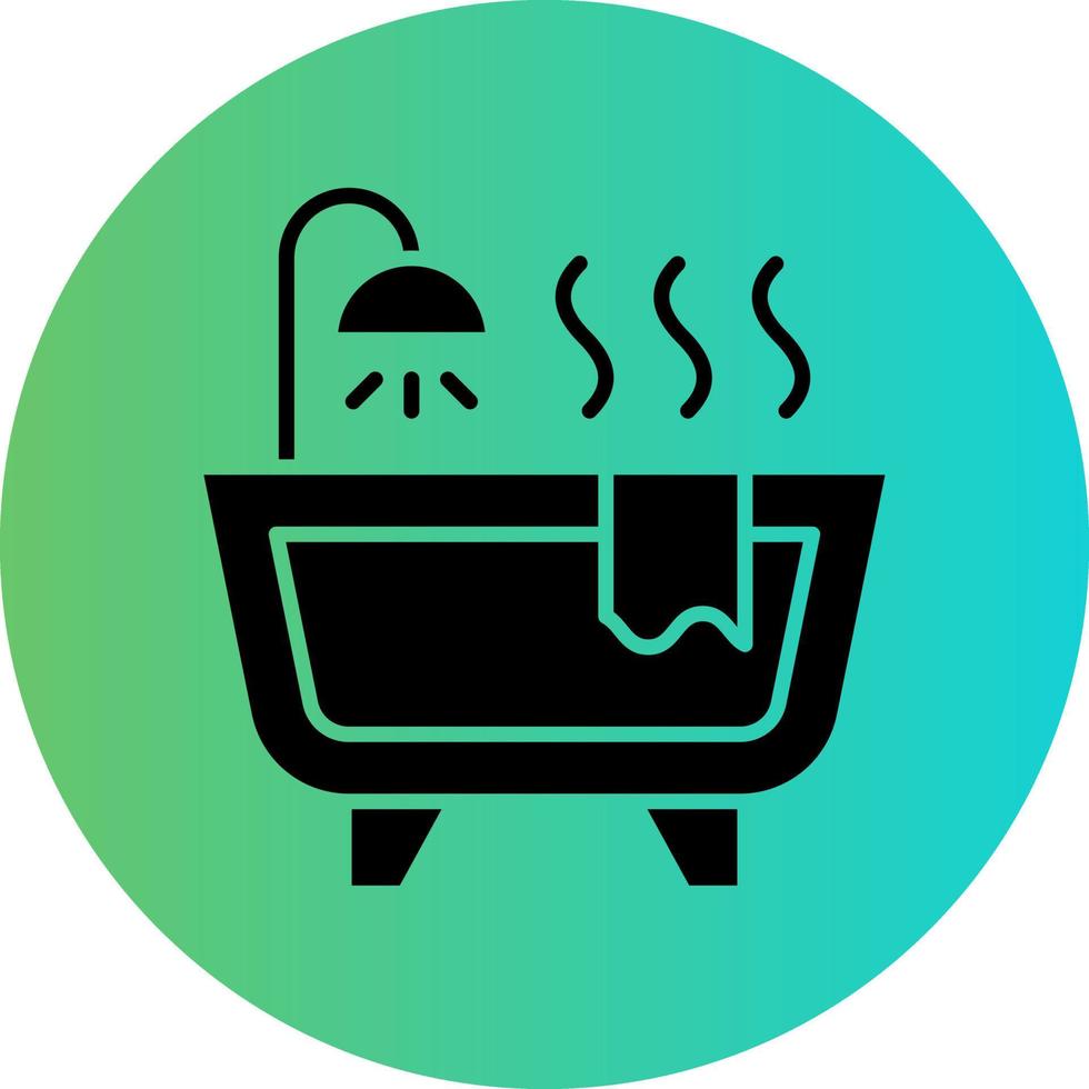 diseño de icono de vector de bañera