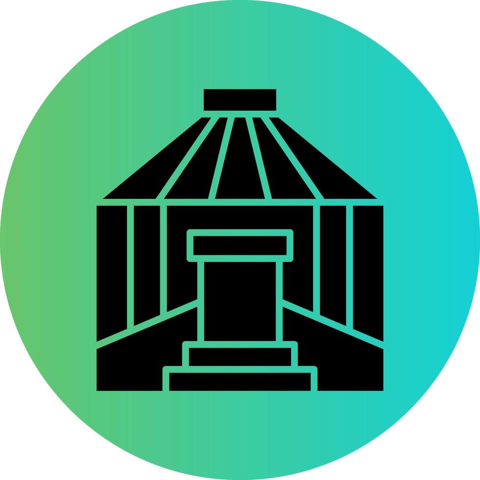 Yurt Vector Icon Design