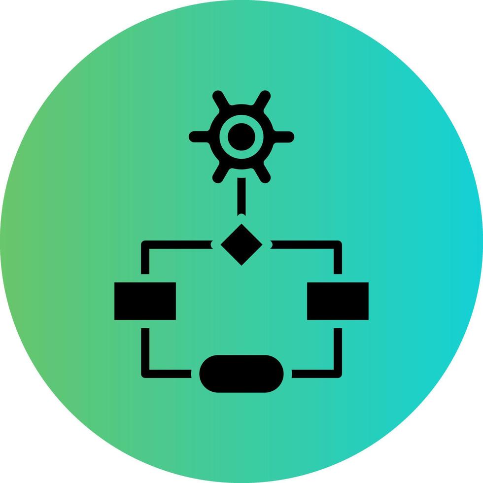Workflow Vector Icon Design