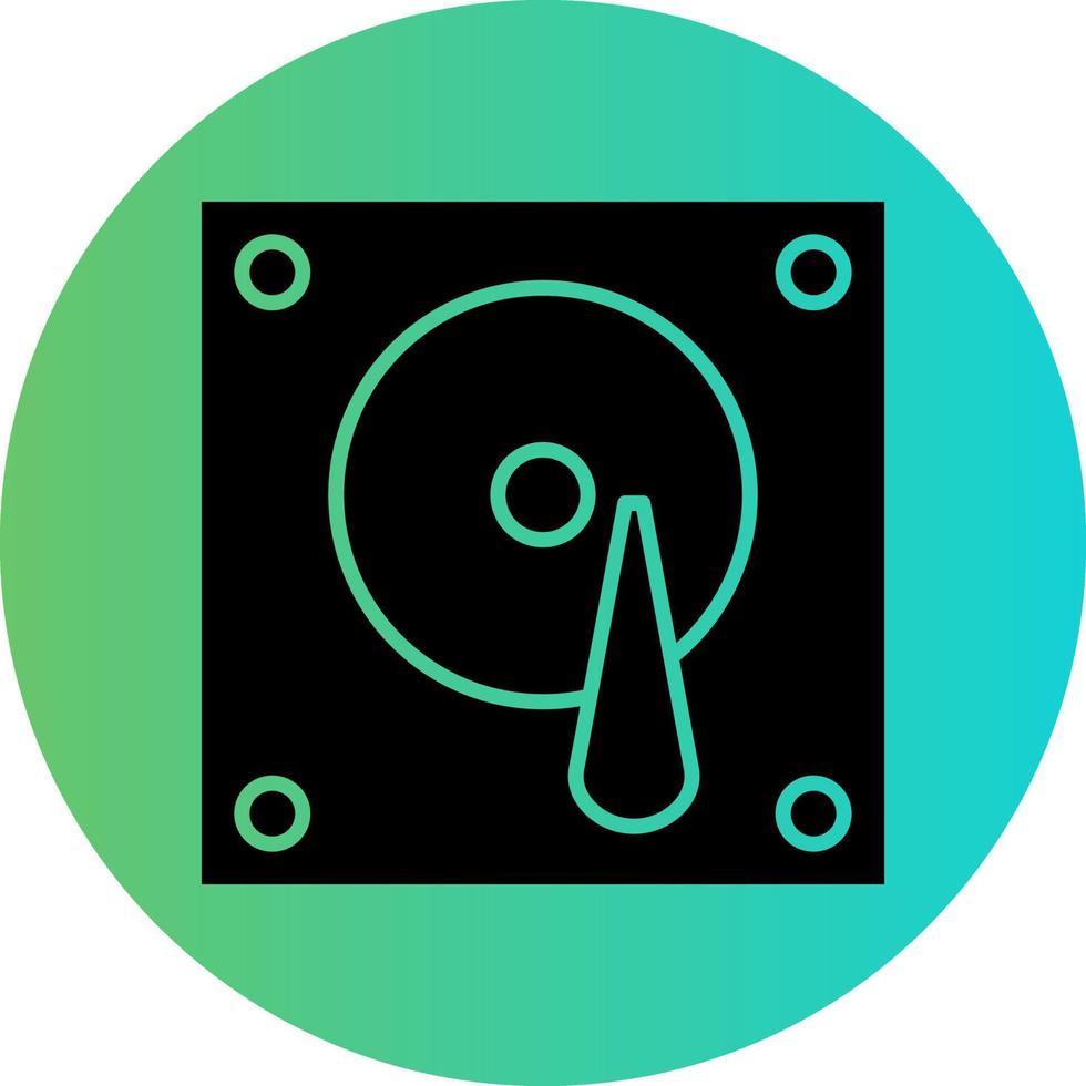 Hard Drive Vector Icon Design