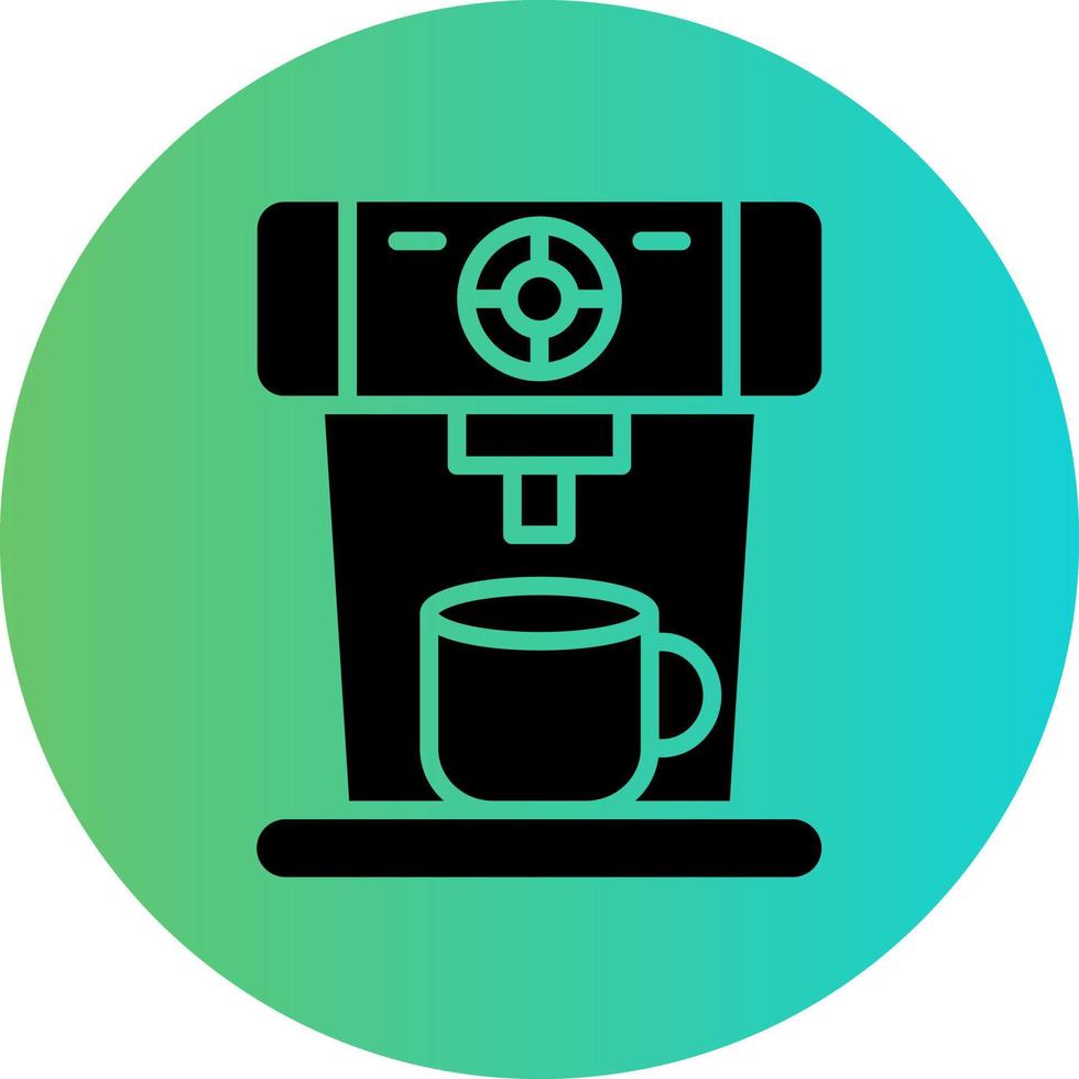 Coffee Machine Vector Icon Design