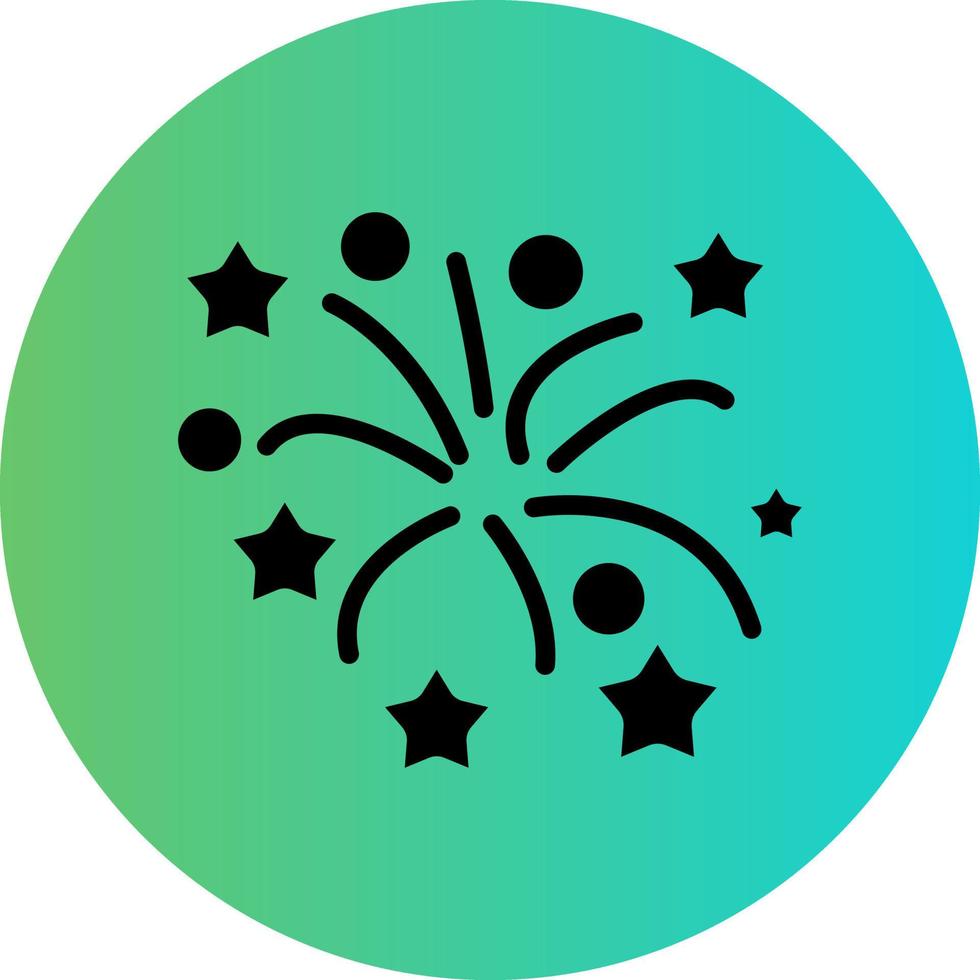 Firework Vector Icon Design