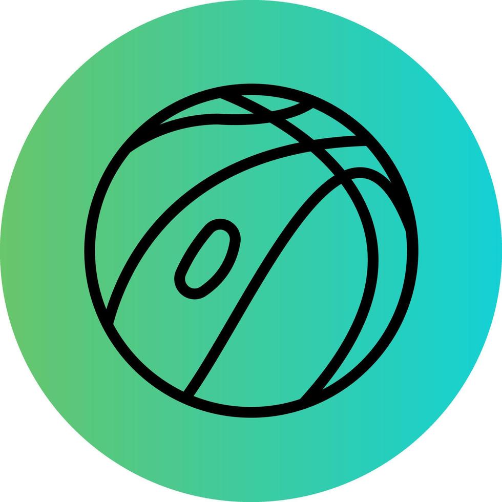 Basketball Vector Icon Design