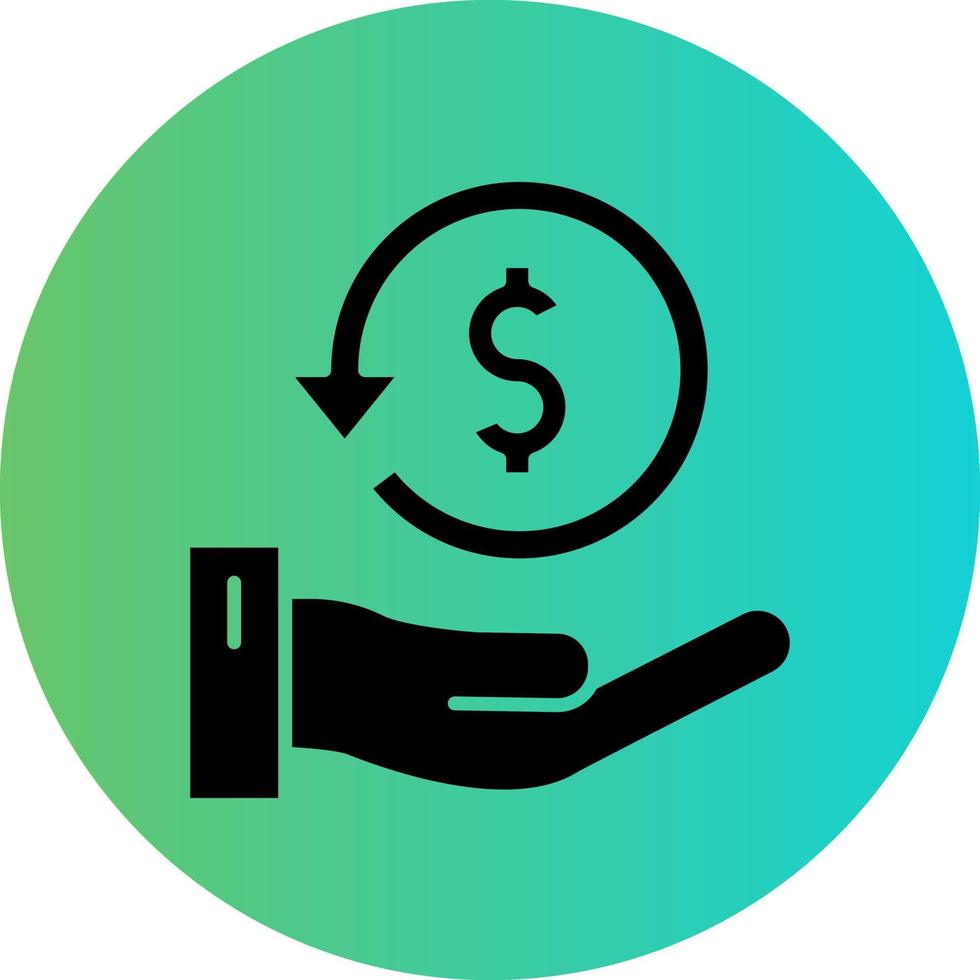 Cashback Vector Icon Design
