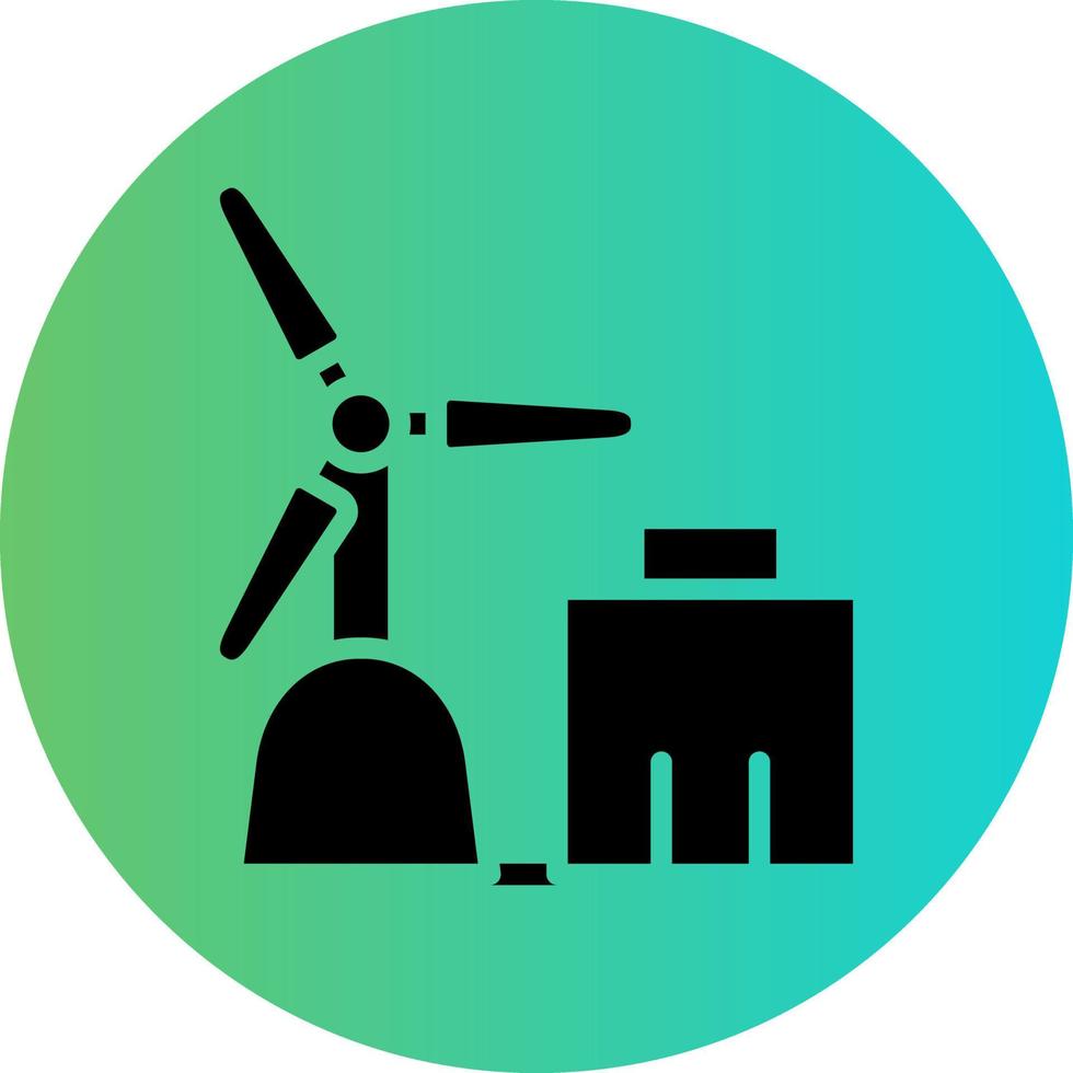Windmill Vector Icon Design