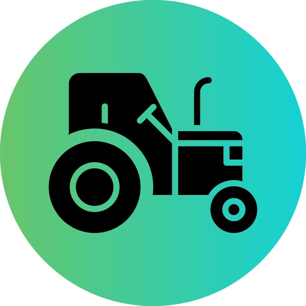 Tractor Vector Icon Design