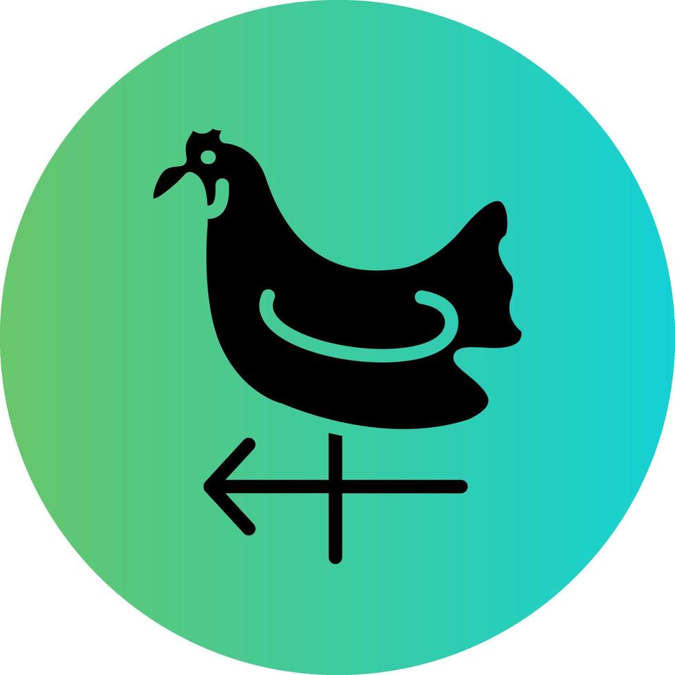 Weather Vane Vector Icon Design